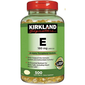 Kirkland Signature Vitamin E 400 180 mg - 500 Cápsulas Blandas - Haz Tu Pedido