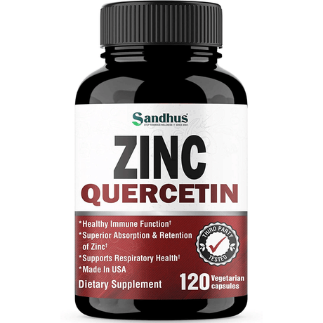 Sandhus Zinc Quercetin - 120 Capsulas Vegetarianas - Haz Tu Pedido