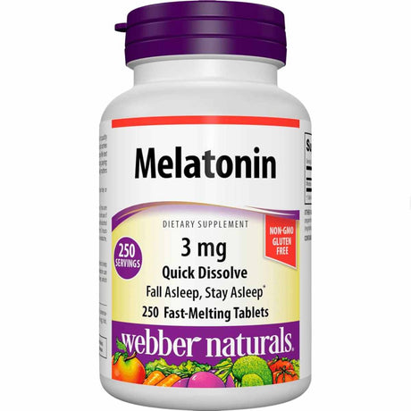 Melatonina - 3 mg - 250 Tabletas - Haz Tu Pedido