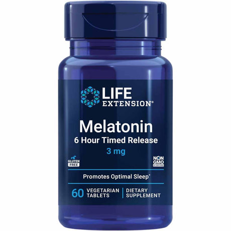 Melatonina - 3 mg - 60 Tabletas Vegetarianas - Haz Tu Pedido