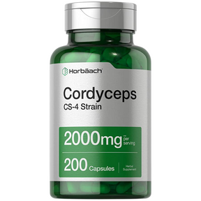 Horbäach Hongo Cordyceps 2000 mg - 200 Cápsulas - Haz Tu Pedido