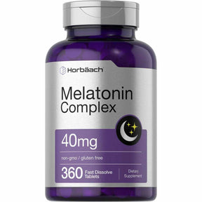 Complejo de Melatonina - 40 mg - 360 Tabletas - Haz Tu Pedido