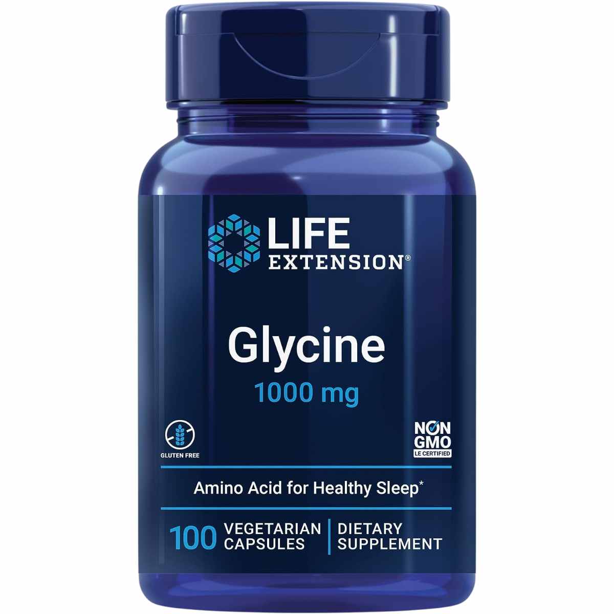 Glicina 1000 mg - 100 Cápsulas Vegetarianas - Haz Tu Pedido
