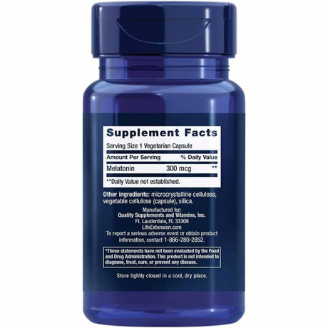 Melatonina 300 mcg - 100 Cápsulas - Haz Tu Pedido