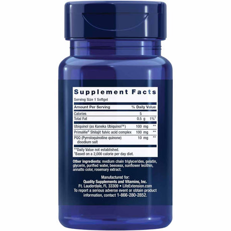 Super Ubiquinol CoQ10 con PQQ - 30 Cápsulas Blandas - Haz Tu Pedido