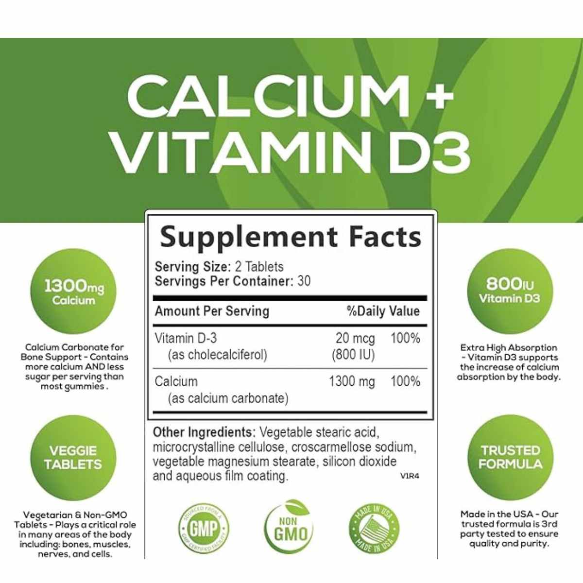 Calcio + Vitamina D3 - Haz Tu Pedido