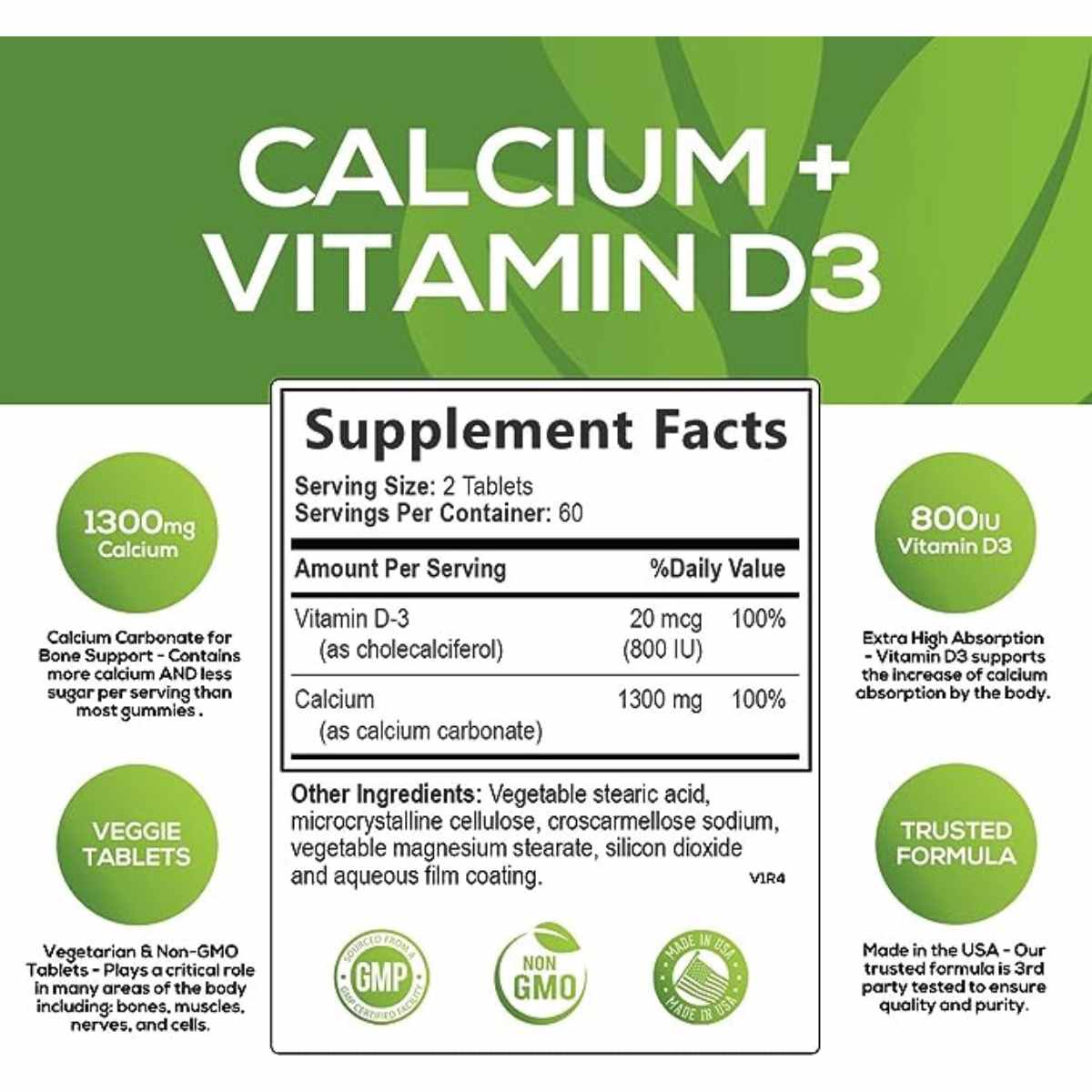 Calcio + Vitamina D3 - Haz Tu Pedido