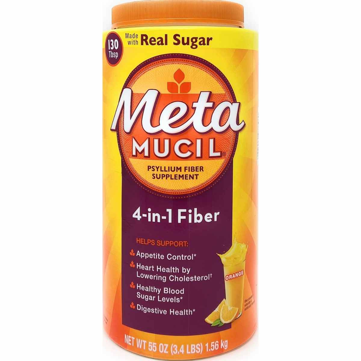 Metamucil Fibra 4 en 1 - 1560 g - Haz Tu Pedido