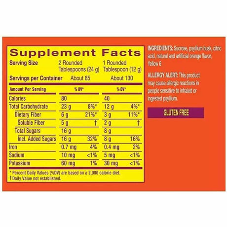 Metamucil Fibra 4 en 1 - 1560 g - Haz Tu Pedido