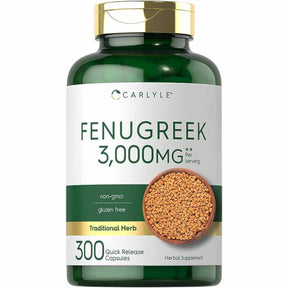 Fenogreco - 3000 mg- 300 Cápsulas Blandas de Liberación Rápida - Haz Tu Pedido