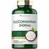 Glucomanano 2400 mg- 200 Cápsulas Blandas de Liberación Rápida - Haz Tu Pedido
