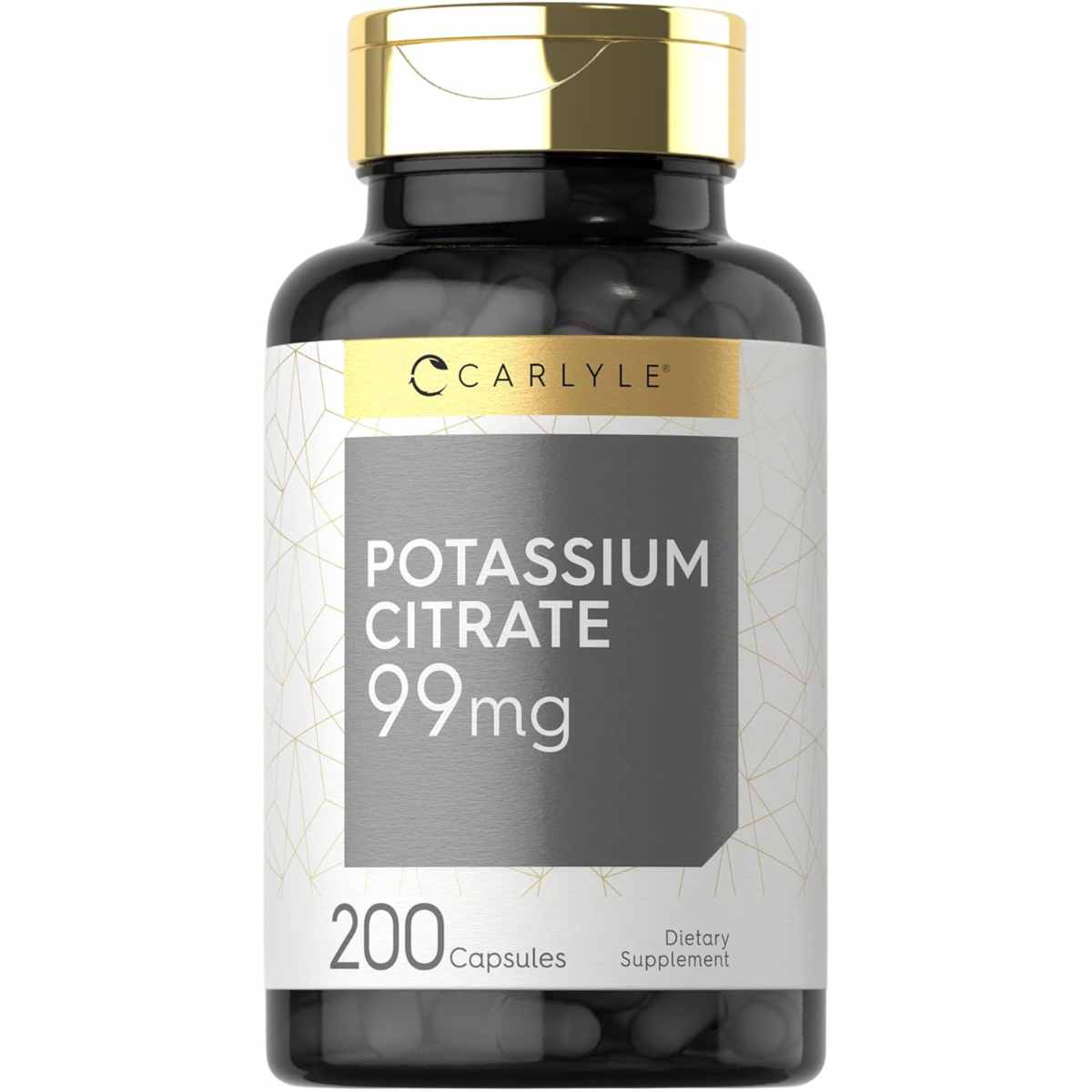 Citrato de Potasio - 99 mg - 200 Cápsulas - Haz Tu Pedido