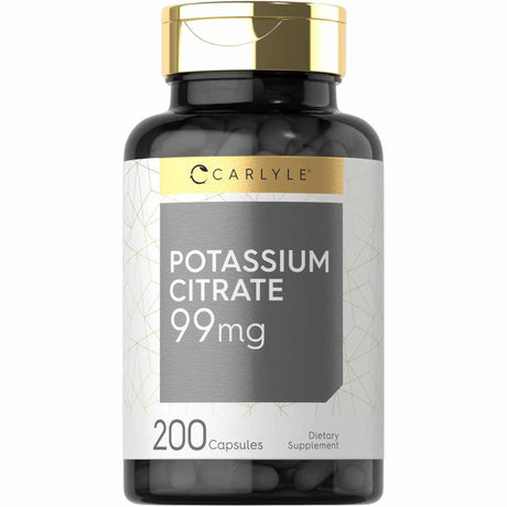 Citrato de Potasio - 99 mg - 200 Cápsulas - Haz Tu Pedido