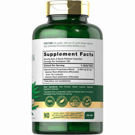 Raíz de Valeriana - 2400 mg - 240 Cápsulas - Haz Tu Pedido