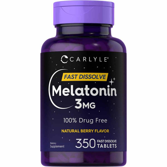 Melatonina - 3 mg - 350 Tabletas de Disolución Rápida - Haz Tu Pedido