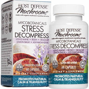 Host Defense Stress Decompress - 60 Cápsulas Vegetarianas - Haz Tu Pedido