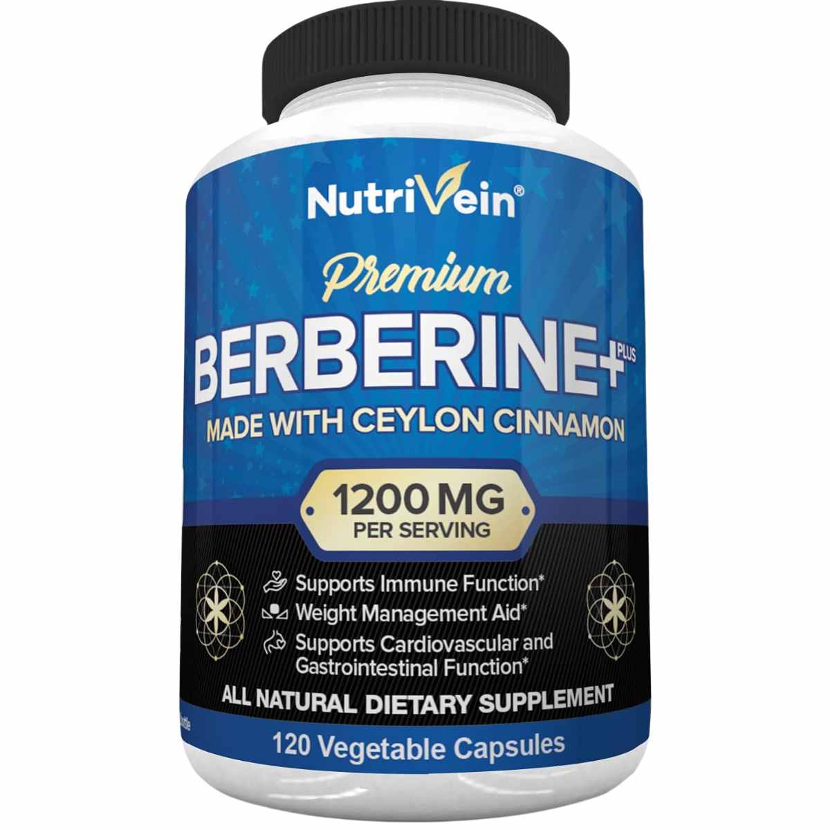 Nutrivein Berberina HCL - 120 Cápsulas De Origen Vegetal - Haz Tu Pedido