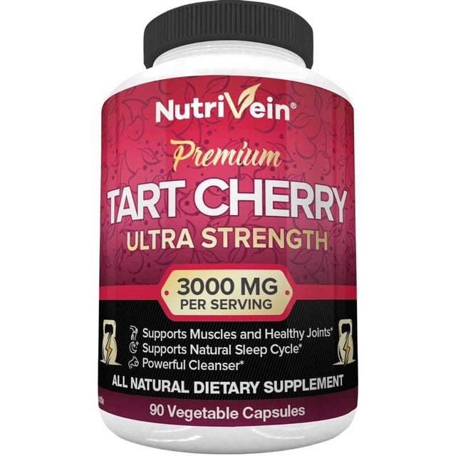 Extracto de Cereza Ácida - 3000 mg - 90 Cápsulas - Haz Tu Pedido