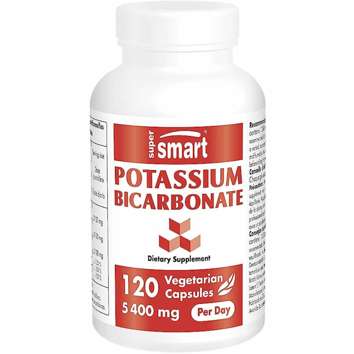 Bicarbonato de potasio - 120 Cápsulas - Haz Tu Pedido