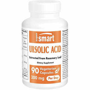 Acido Ursólico 300 mg - 90 Cápsulas Vegetarianas - Haz Tu Pedido