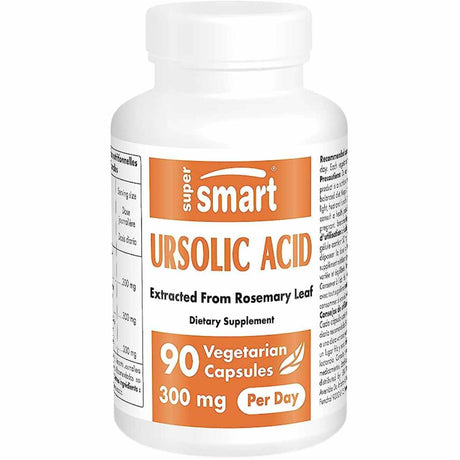 Acido Ursólico 300 mg - 90 Cápsulas Vegetarianas - Haz Tu Pedido