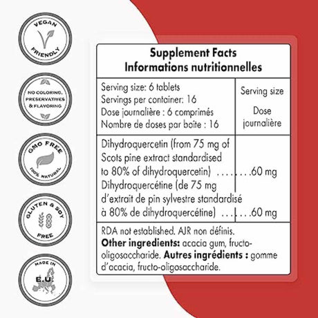 Taxifolina 60 mg - 100 Tabletas - Haz Tu Pedido