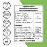 Extracto de Agaricus Bisporus 1500 mg - 120 Cápsulas Vegetarianas - Haz Tu Pedido