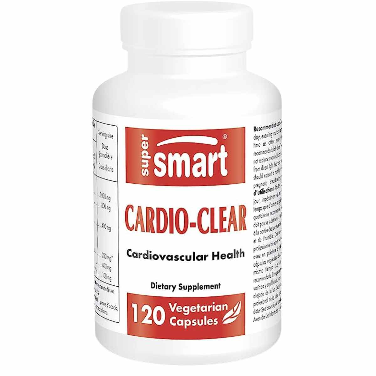 Cardio-Clear - 120 Cápsulas Vegetarianas - Haz Tu Pedido