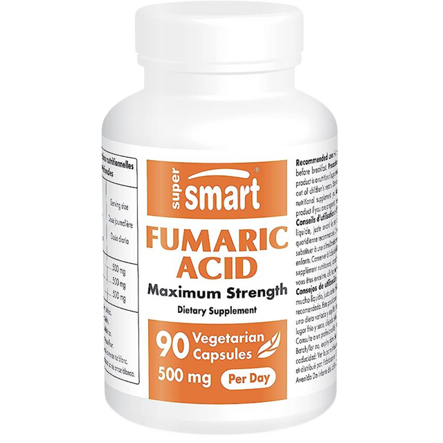 Ácido fumárico 500 mg - 90 Cápsulas Vegetarianas - Haz Tu Pedido