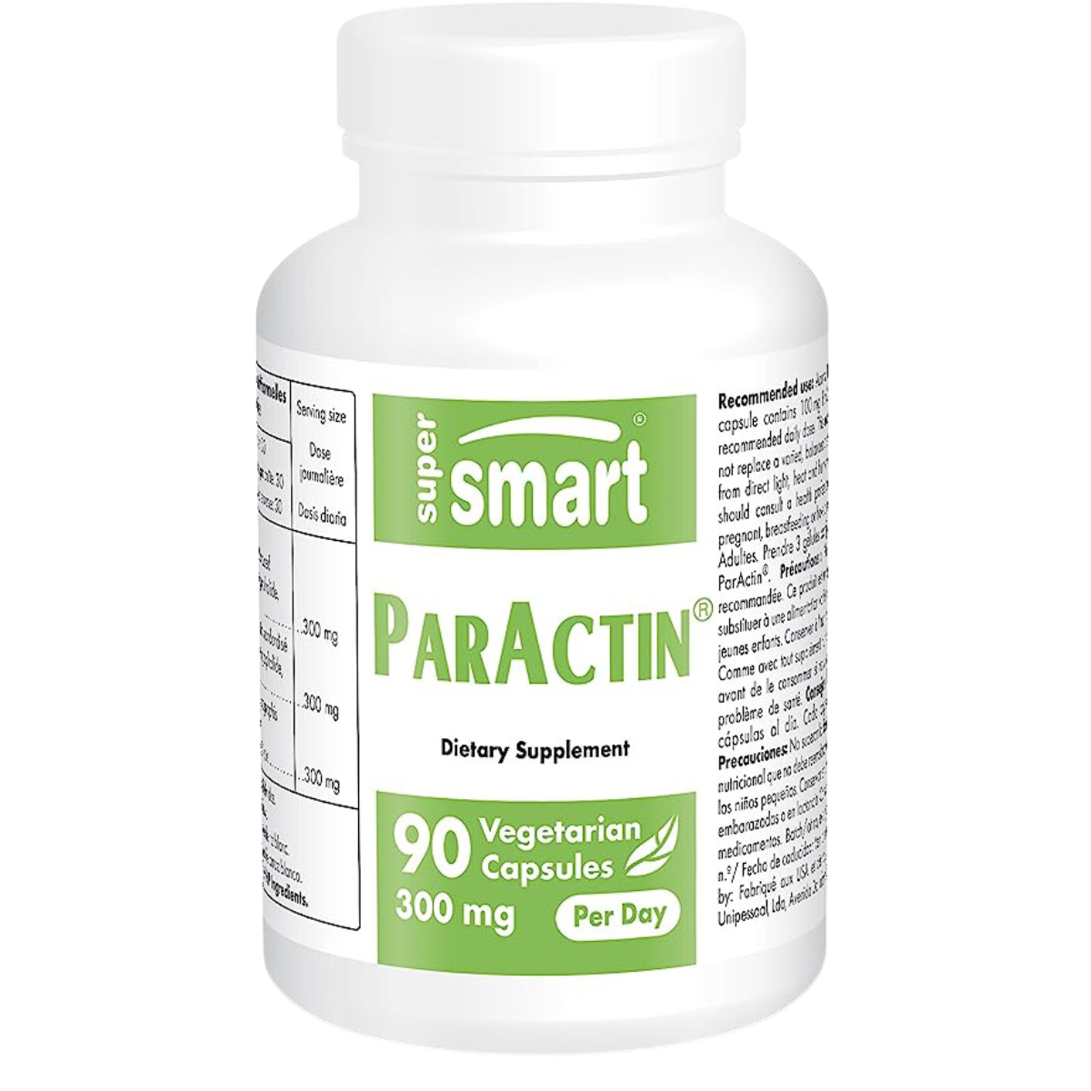 ParActin 300 mg - 90 Cápsulas Vegetarianas - Haz Tu Pedido