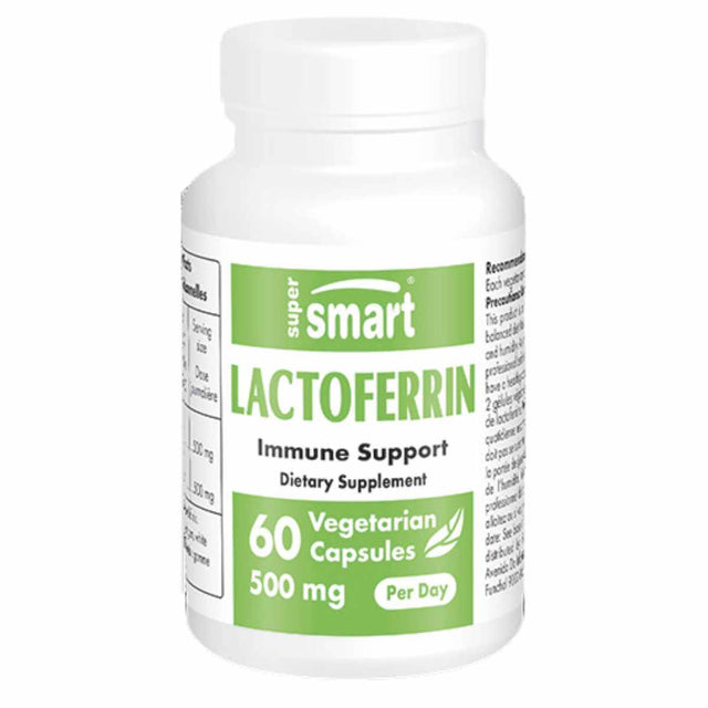 Lactoferrina 500 mg - 60 Cápsulas Vegetarianas - Haz Tu Pedido