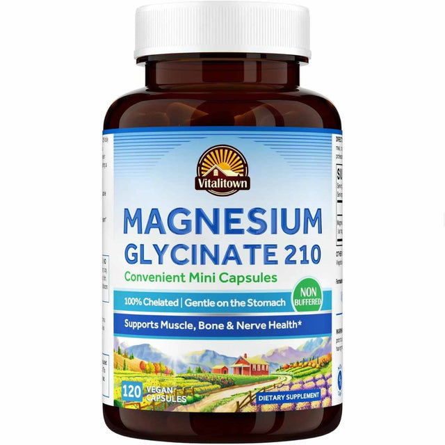 Glicinato de Magnesio - 210 mg - 120 Cápsulas Veganas - Haz Tu Pedido