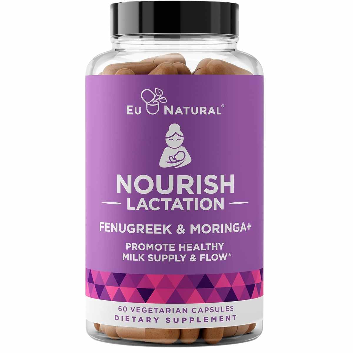 Eu Natural Postnatal With Fenugreek And Moringa - 60 Cápsulas Vegetarianas - Haz Tu Pedido
