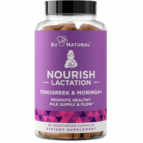 Eu Natural Postnatal With Fenugreek And Moringa - 60 Cápsulas Vegetarianas - Haz Tu Pedido