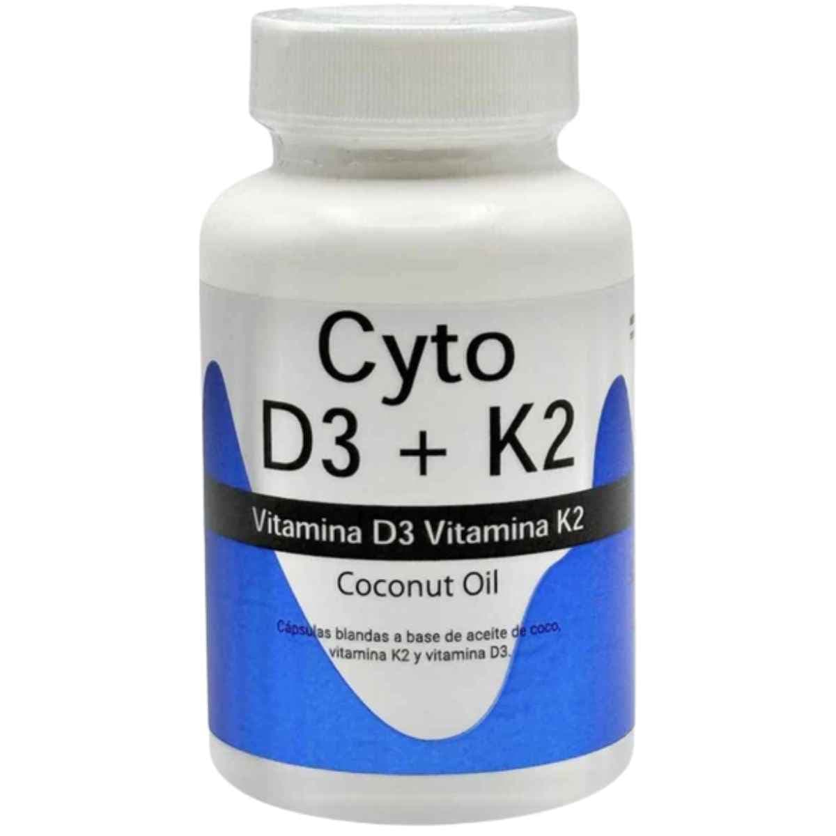 Cyto Pharma - Vitamina D3 + K2 (10 mcg - 90 Cápsulas Blandas)