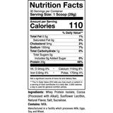 Tabla nutricional del suplemento 1st Phorm Aislado de Proteína de Suero Phormula-1 Bucle de Fruta