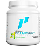 Frasco de suplemento 1st Phorm BCAAs sabor Granizado de Limón 17.07 oz polvo