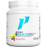 Frasco de suplemento 1st Phorm BCAAs sabor Limonada de Bayas 16.5 oz polvo