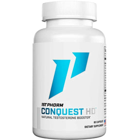 Frasco de suplemento 1st Phorm Conquest HD 80 cápsulas