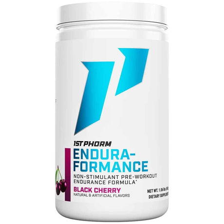Frasco de suplemento 1st Phorm Endura-Formance cereza negra 5000 mg Creatina polvo