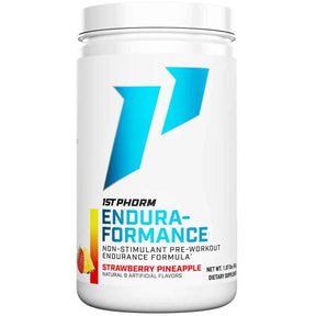 Frasco de suplemento 1st Phorm Endura-Formance fresa piña 5000 mg Creatina polvo