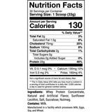 Tabla nutricional del suplemento 1st Phorm Mezcla de Proteína sabor Corteza de menta 2.45 lbs