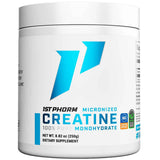 Frasco de suplemento 1st Phorm Monohidrato de Creatina Micronizada 8.82 oz