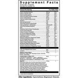 Tabla nutricional del suplemento 1st Phorm Multivitamínico Prenatal 90 cápsulas