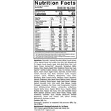 Tabla nutricional del suplemento 1st Phorm Opti-Niños Batido de Chocolate 420 g