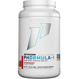 Frasco de suplemento 1st Phorm Phormula-1 Natural Fresa 1.85 lbs