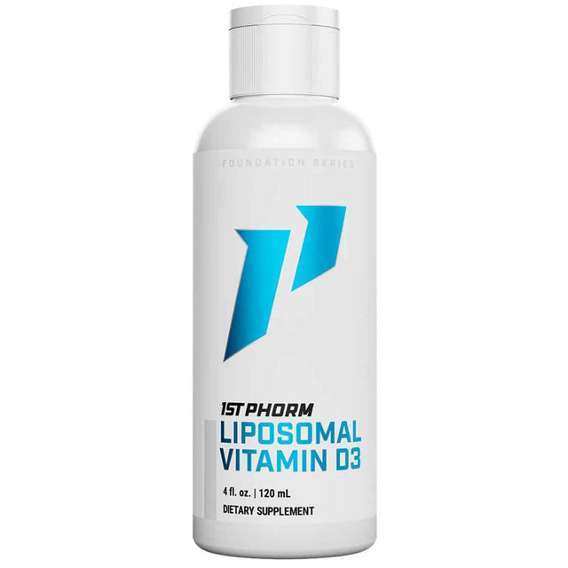 Frasco de suplemento 1st Phorm Vitamina D3 Liposomal 120 mL