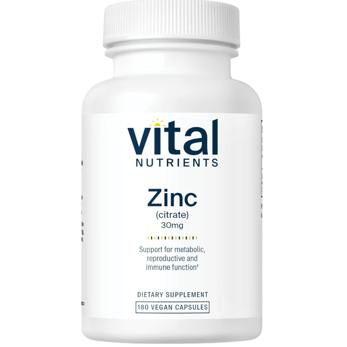 Vital Nutrients - Citrato de Zinc (30 mg)