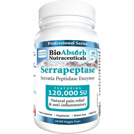 Serrapeptasa 120000 Unidades (SPU) - 60 Cápsulas - Haz Tu Pedido