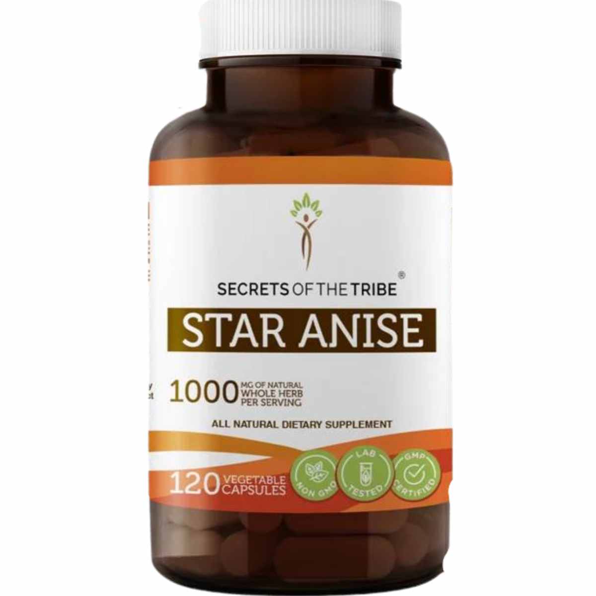 SecretsOfTheTribe Star Anise 1000 mg - 120 Cápsulas Vegetales - Haz Tu Pedido